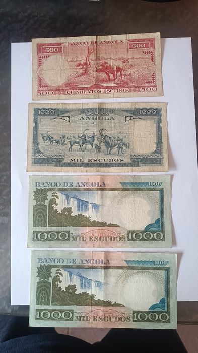 Vendo notas nacionais e estrangeiras antigas