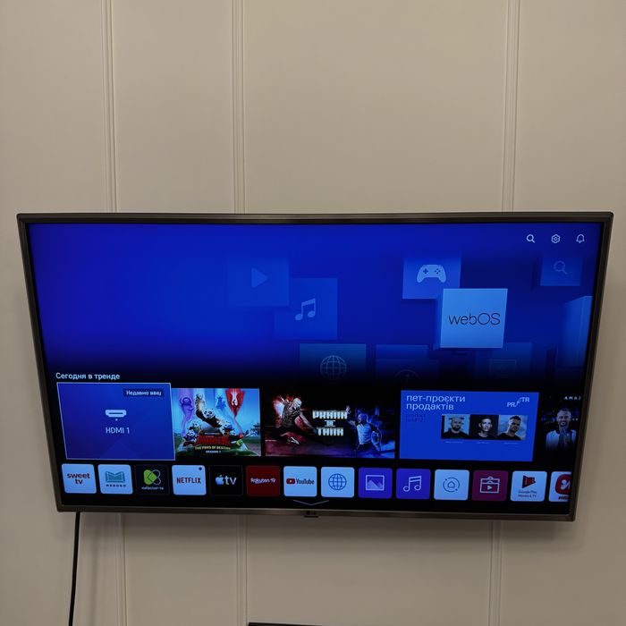 Телевизор LG 43’ 4K HDR