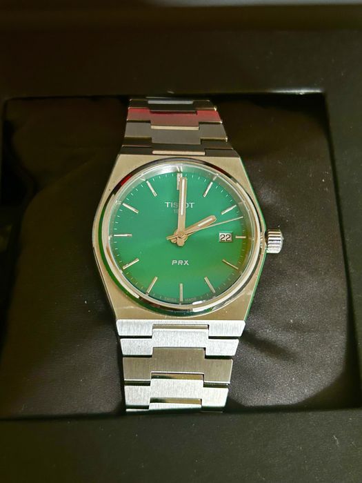 Tissot PRX green dial T137.210.11.081.00