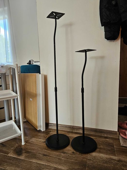 Podstawki stojaki standy czarne pod kolumy glosniki