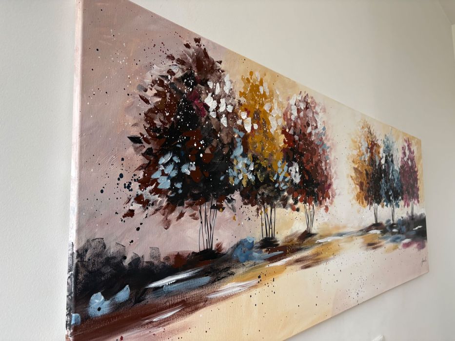 Pintura a óleo “Trees” (Monika Spiewak)