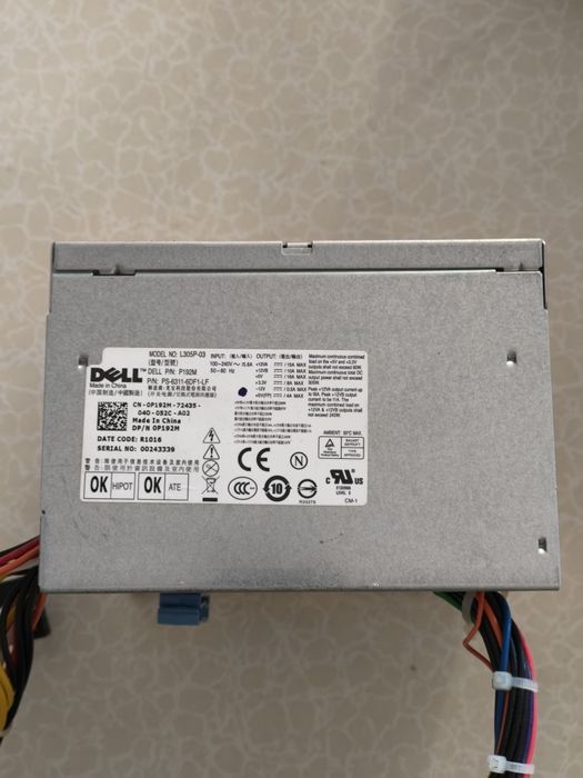 Fonte Dell 240W - testada e a funcionar64740730324226121