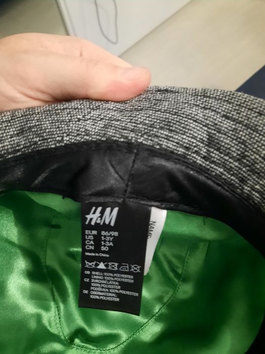 H&m kapelusz słomkowy 86/98 chłopięcy elegancki