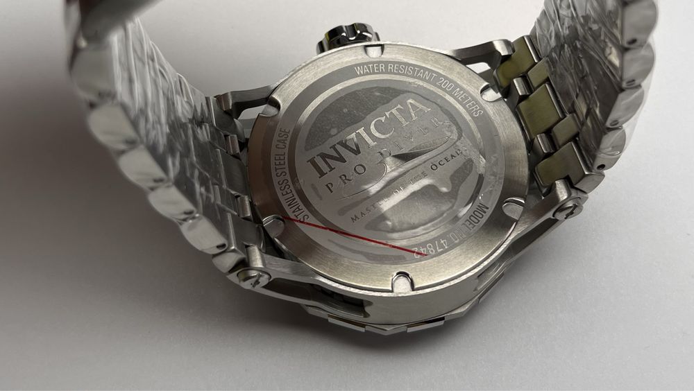 Invicta 47842, чоловічий дайверський годинник, інвікта про дайвер