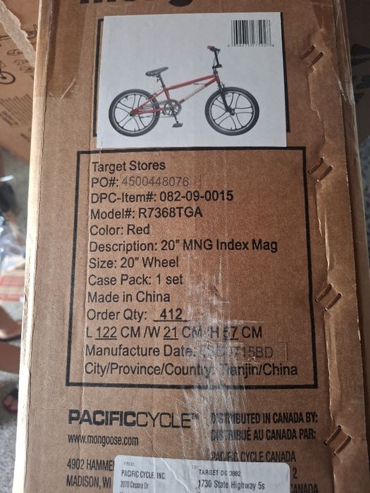 BMX Mangoose NOWE