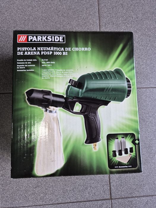 Pistola jato areia parkside