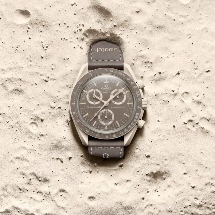 Omega x Swatch Mission on Earth - Desert Moonswatch Speedmaster чоловічий наручний кварцовий годинник
