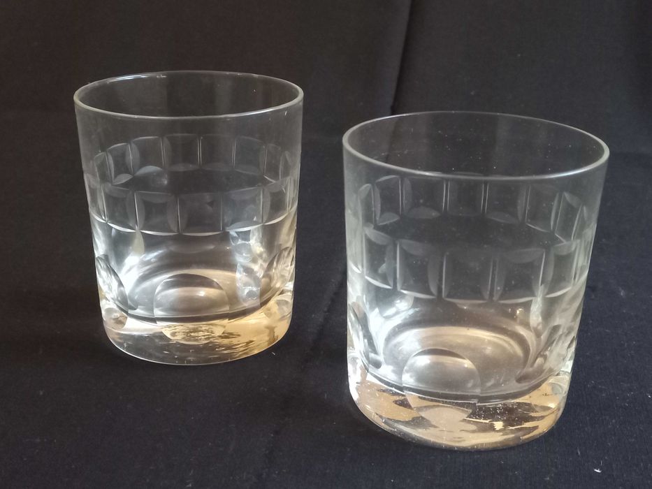 Copos de whisky em Vidro Lapidado (22)