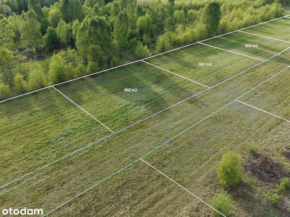 Działki 900 m² | WZ bezterminowe| Starcza - centrum - spokojna okolica - Widok 4