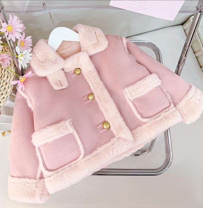 НОВА Куртка-дублянка для дівчинки 4 роки