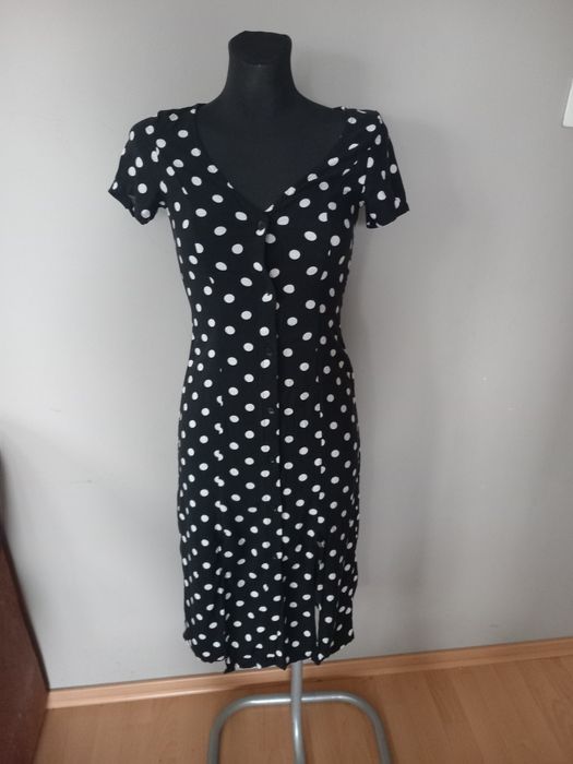 Sukienka w grochy xs h&m