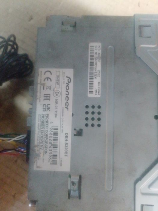 Автомагнітола Pioneer DEH-S320BT Bluetooth, USB, AUX, CD