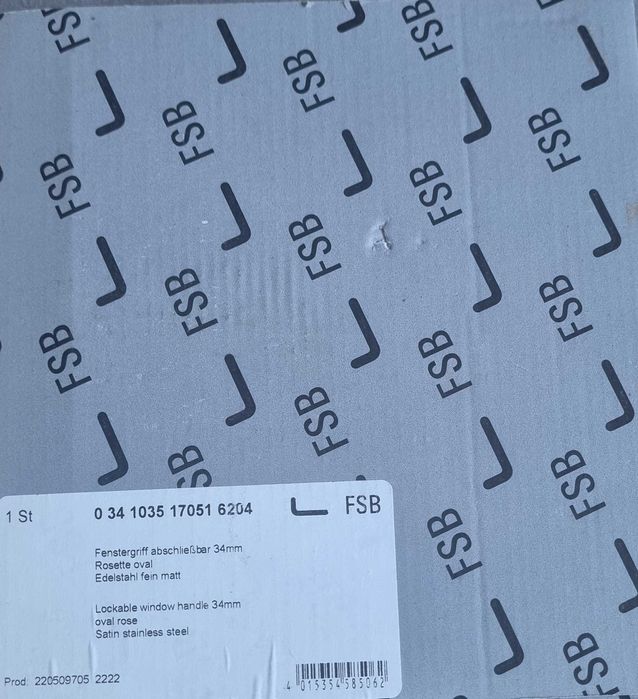 Klamka do okien i drzwi  z stali nierdzewnej z kluczykiem od dołu