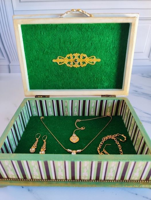 .Ніжна вінтажна шкатулка декупаж ручної роботи • ідеальний подарунок