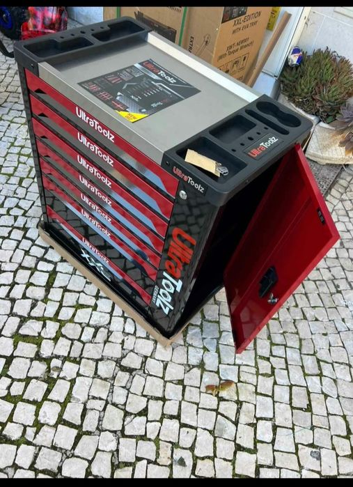 Carrinho  ultratoolz 7 gavetas 7 cheias com