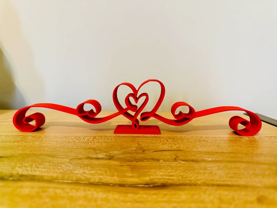 Heart-Shaped Table Decoration