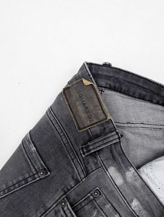 Dsquared2 szare spodnie jeansowe jeansy S