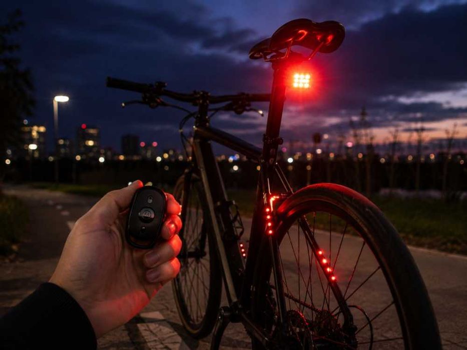 Lampy stroboskopowe LED 7 kolorów pilot ostrzegawcze 2 szt
