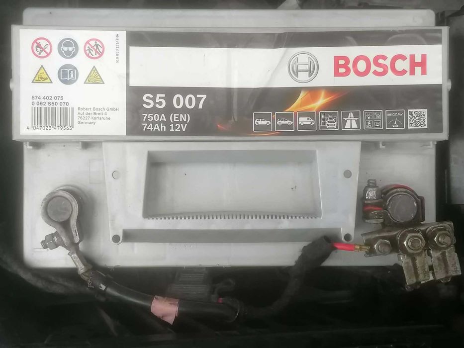 Akumulator 12V 74ah 680A Długość 28cm Prawy Plus