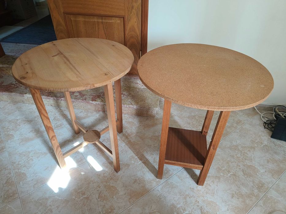 Mesas Redondas de Madeira