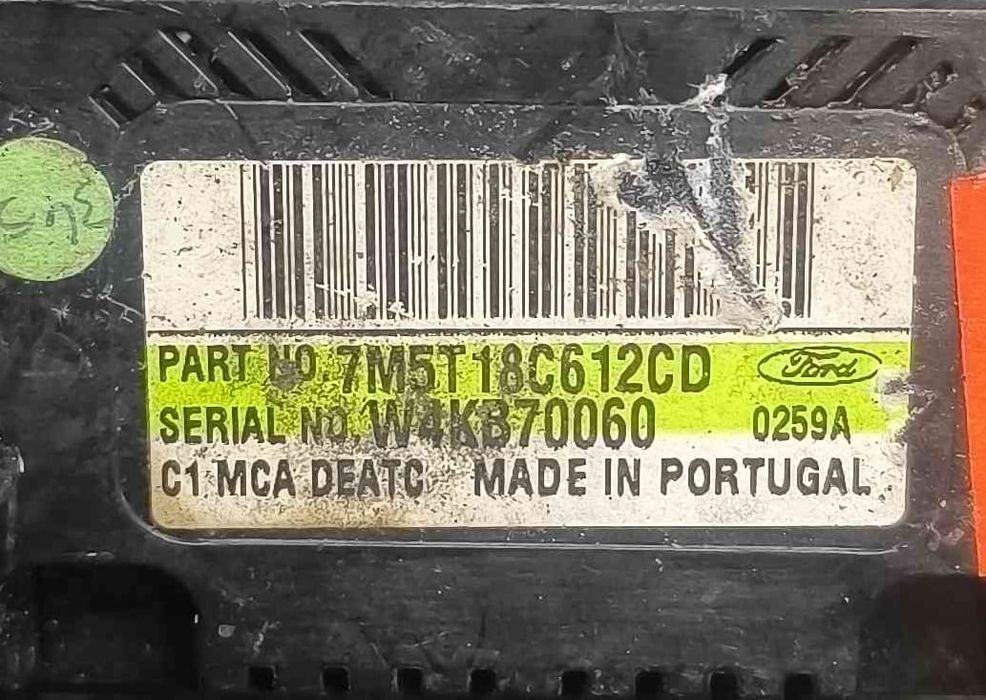 Comando Chauffage / Sofagem 7M5T18C612CD - FORD FOCUS II