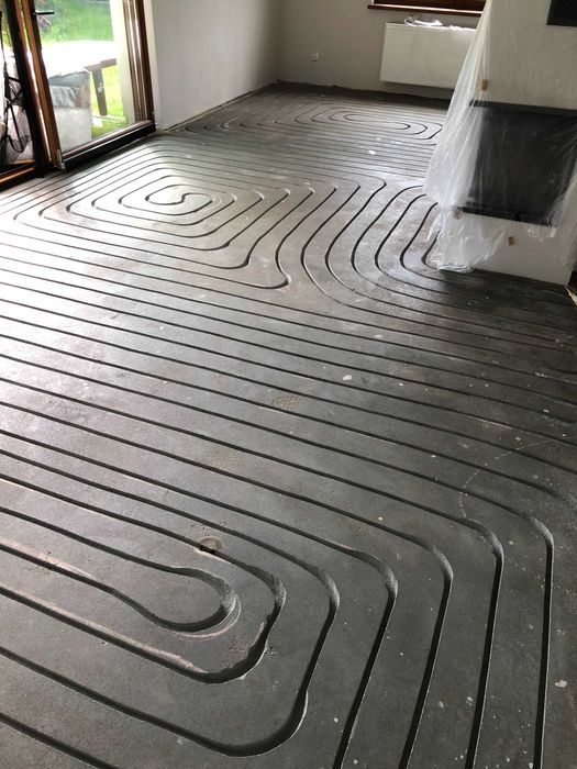 Frezowanie pod ogrzewanie podłogowe