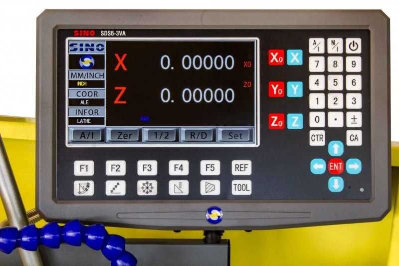 Przemysłowa Ciężka Tokarka do Metalu 410x1000mm 3,3kW + odczyt cyfrowy
