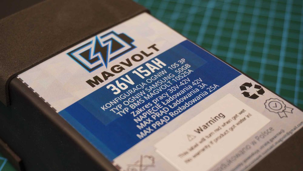 Akumulator Bateria MOTUS SCOOTY 10 36V 15Ah