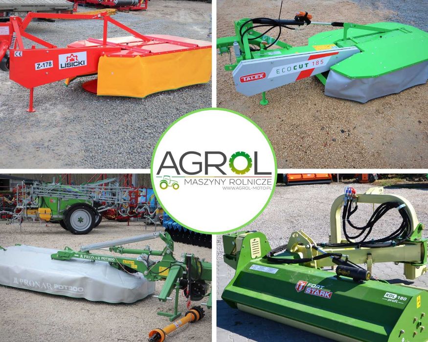 Kosiarka rotacyjna bębnowa, dyskowa, bijakowa mulczer Talex Pronar