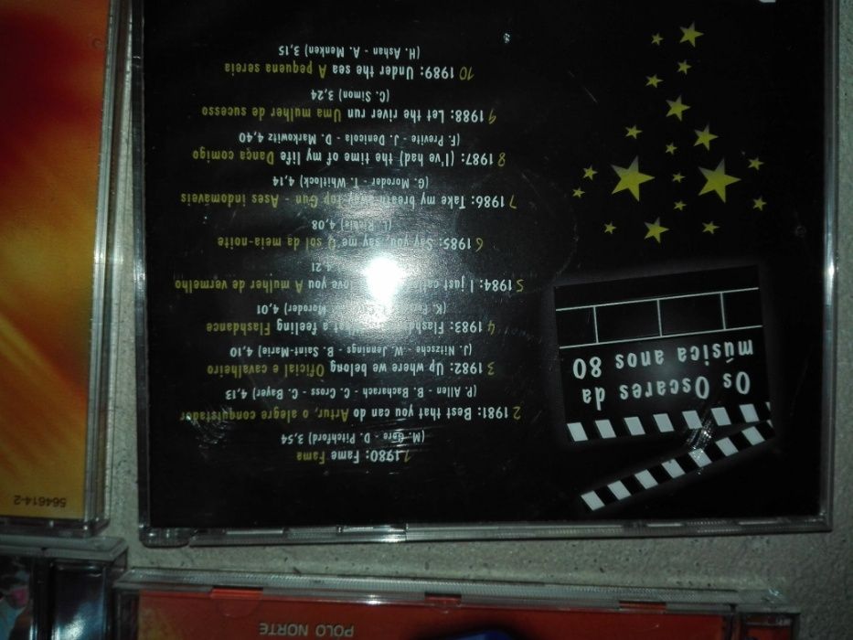 6 cds de música como novos