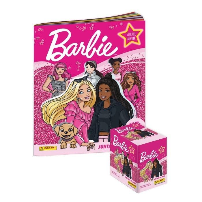 cromos barbie juntas brilhamos panini