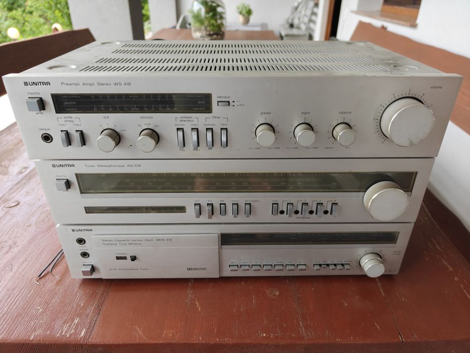 Kompletna wieża UNITRA WS 418 AS 618 i MDS 418