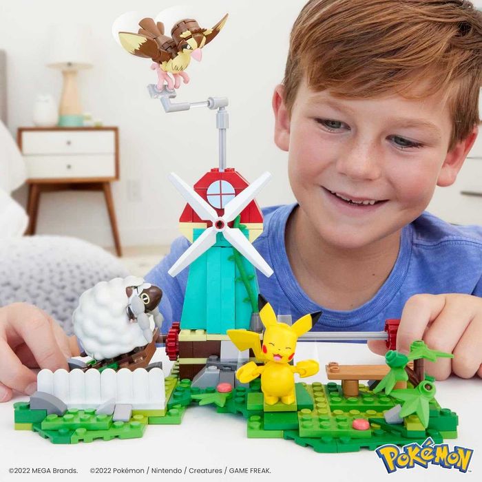 Конструктор MEGA Pokemon Action Figure, сільський вітряк 240 елементів