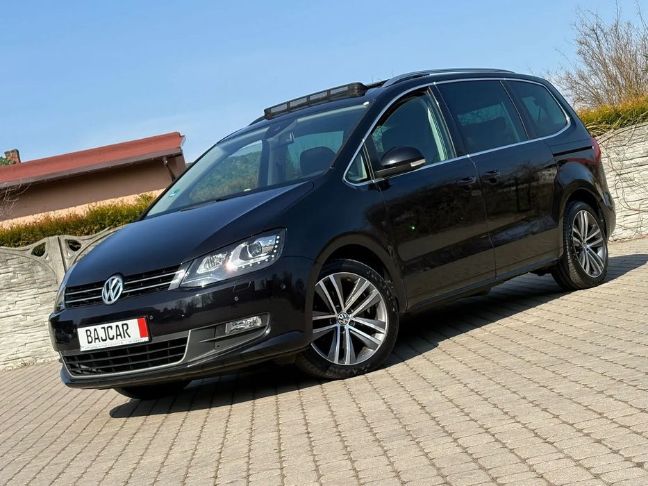 Volkswagen Sharan II 2.0 Webasto * Serwisowany * Oryg. Przebieg * Panorama * Klimat. 3st