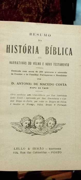 História Bíblica - Bispo D. Antonio de Macedo Costa (1955)