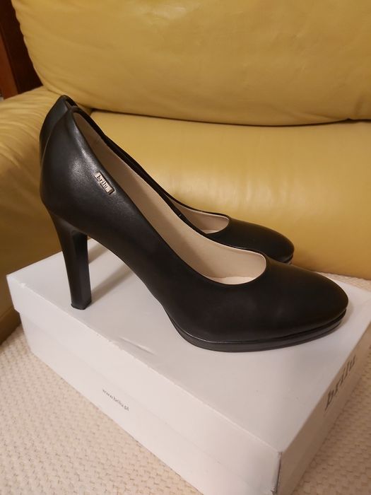 Brilu. Klasyczne szpilki na platformie czółenka 40 nowe