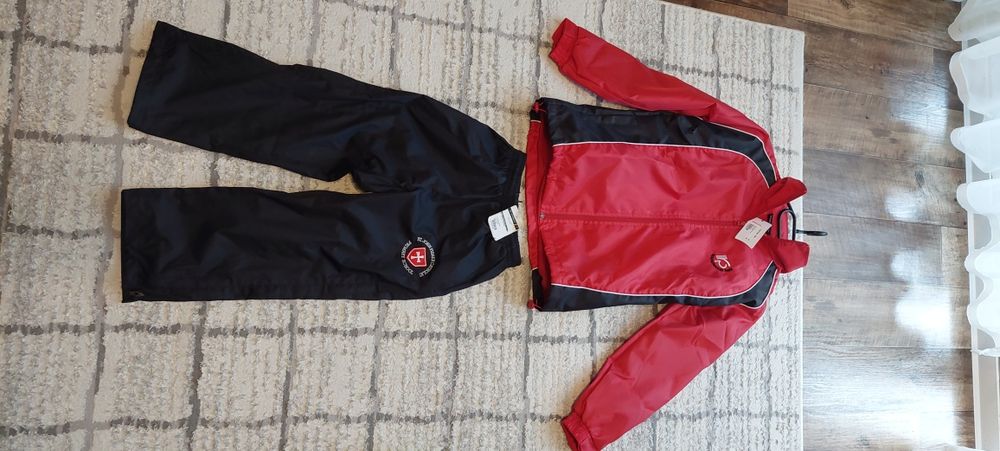 Kurtka i spodnie  przeciwdeszczowe  sportowe