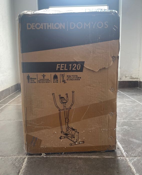 Elíptica DOMYOS EL120 / FEL120 – Nova, nunca usada, ainda na caixa