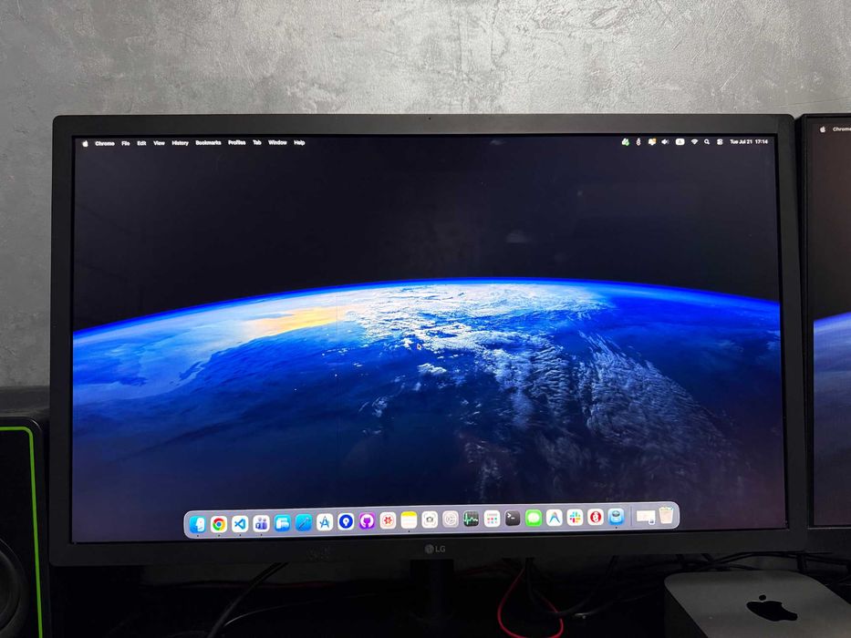 є 2 вертикальні полоси LG 24" IPS UHD 4K UltraFine (24MD4KL-B)
