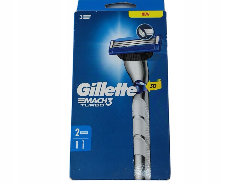 Golarka gillette mach 3 turbo 3d męska maszynka do golenia