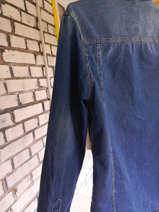 Джинсова рубашка 69 см довжина