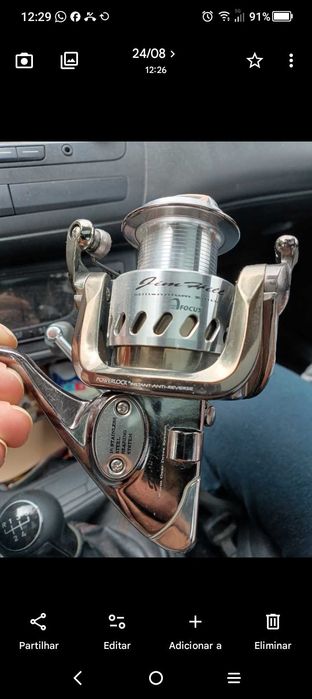 Carreto de pesca Jim hill novo
