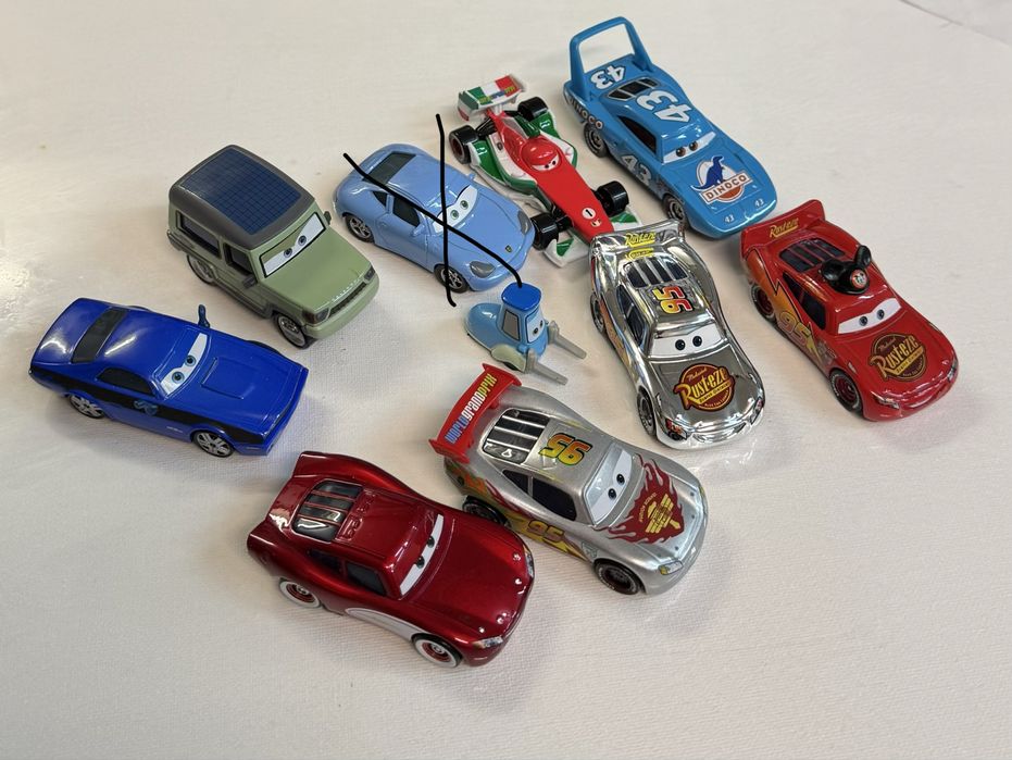 Нові машинки Мультик Тачки 1;2 и Байки метра. Маквин, метр cars