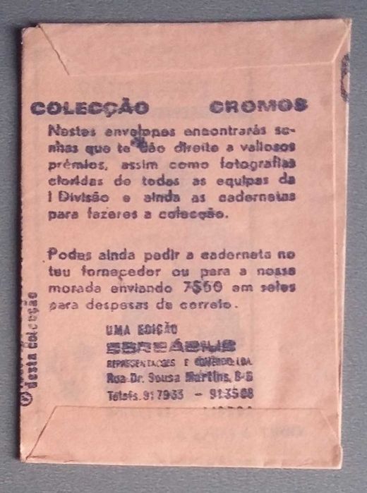 Carteira De Cromos Caricaturas do Futebol
