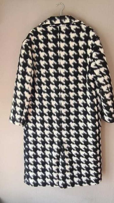 Płaszcz AllSaints eda coat – Pepitka, Alpaka, Premium