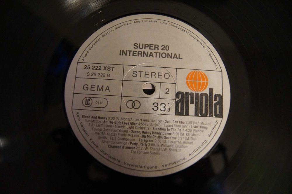 Super International 20 Składanka hitów płyta winylowa Winyl