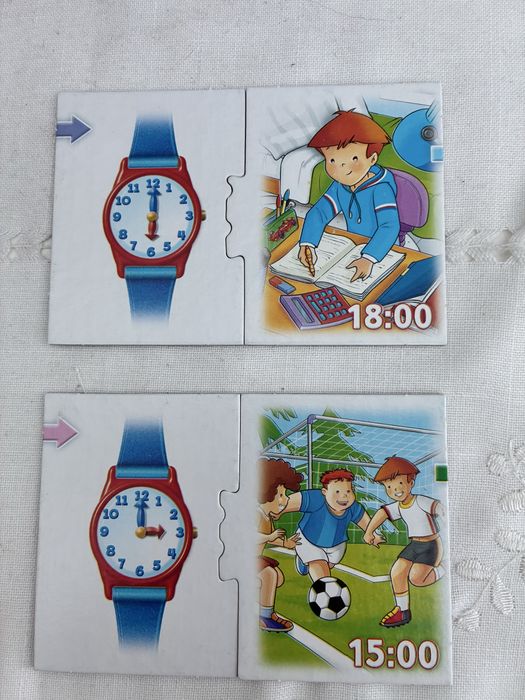 Clementoni Learning Set for Telling Time436415323691427845