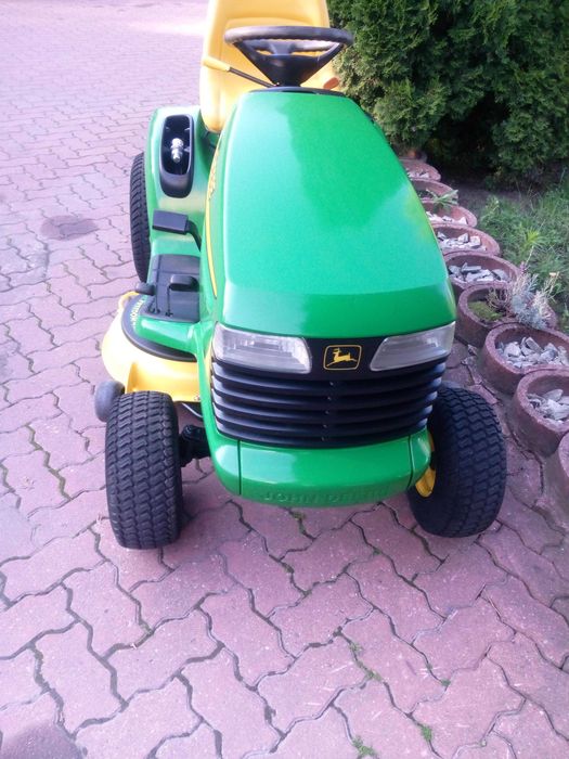 Traktorek kosiarka John Deere LT160 Mulczer 16KM pompa oleju
