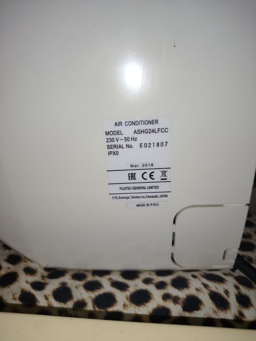 2 Ares Condicionados FUJITSU GENERAL INVERTER – 24.000 + 9.000 BTU