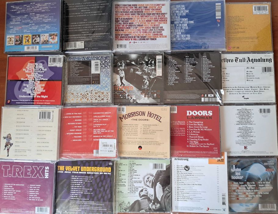 CD (Audio) Presley Beatles Rolling Stones Marley Jethro Trull Doors